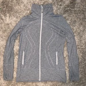 Women’s Lululemon gray zip jacket
